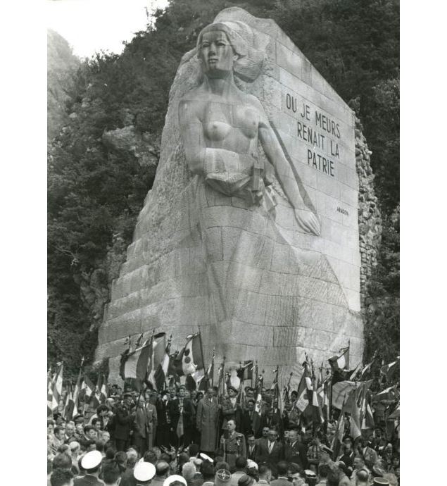 24 juin 1956 : Inauguration du cimetière du Val d'Enfer à Cerdon - Baltik