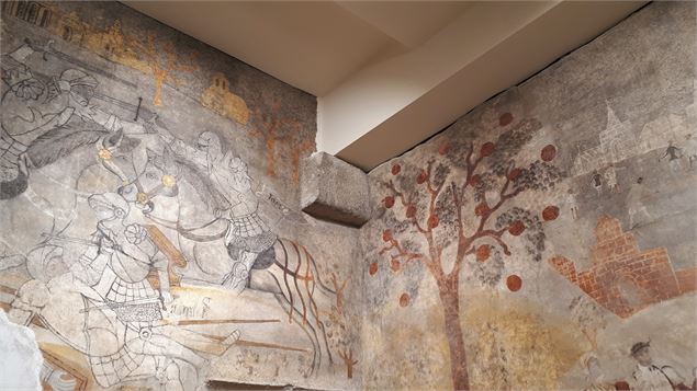 peintures murales château de Monteferrand - Sabrina Megani