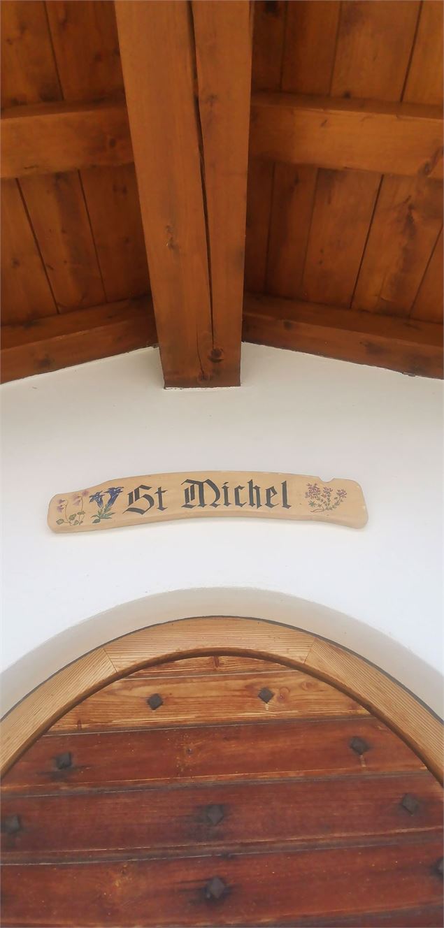 Chapelle St Michel - Inscription - Anne Marmottan