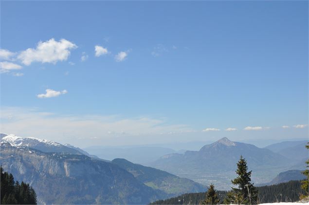 Panorama au Col de Pierre Carrée - OT Les Carroz