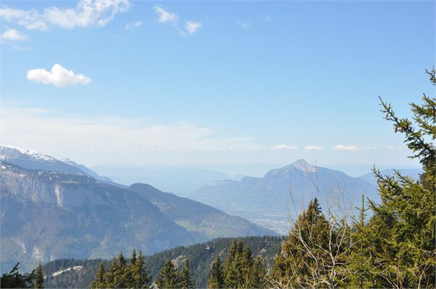 Panorama au Col de Pierre Carrée - OT Les Carroz
