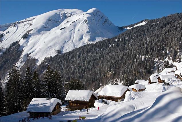 Les Lindarets en hiver - Yvan Tisseyre/OT Vallée d'Aulps