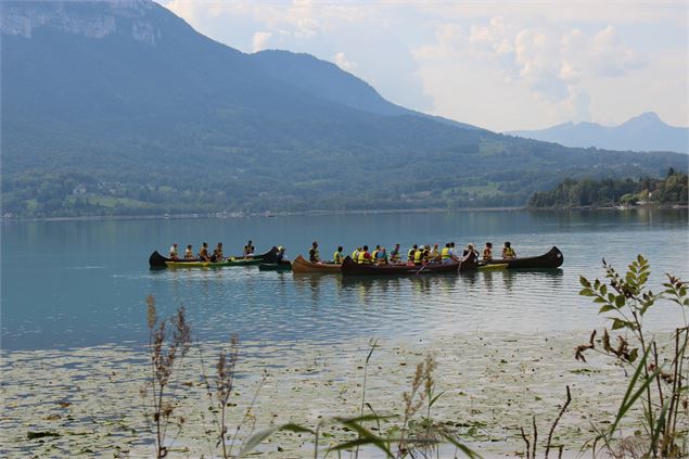 Canoë - Activité complémentaire Maison du lac d'Aiguebelette - DR/Communauté de communes du lac d'Ai