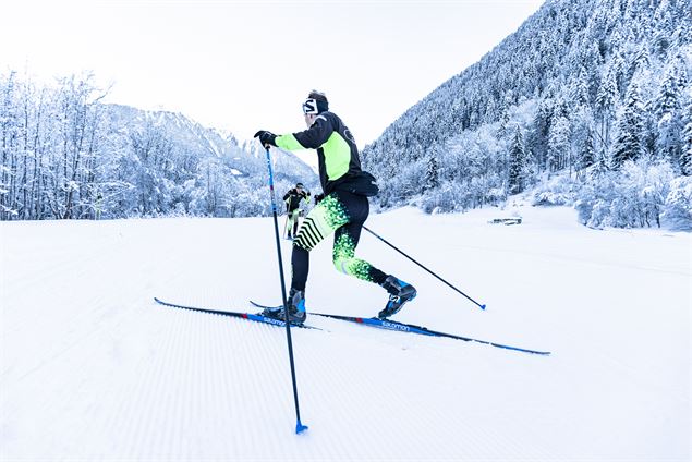 séance d'entrainement ski de fond à Beaufort - Paul_Viard_Gaudin