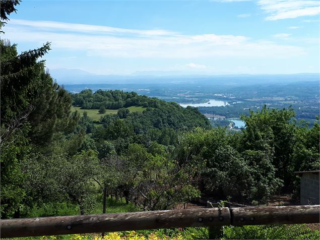 vue sur le Rhône depuis Souclin - Marilou Perino