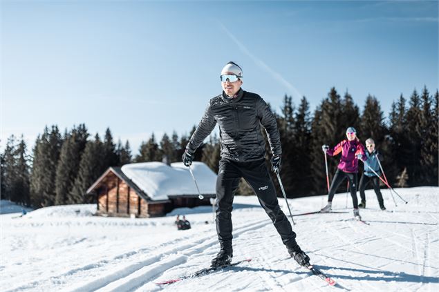 Une vue de rêve en ski de fond - OT La Clusaz / Clément Hudry