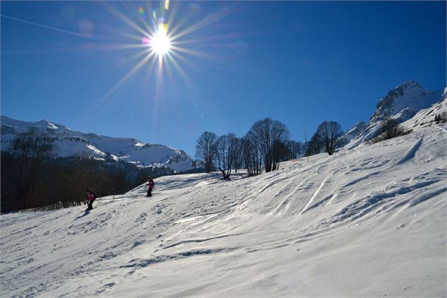 Pistes de ski Chalet neuf - CAMT