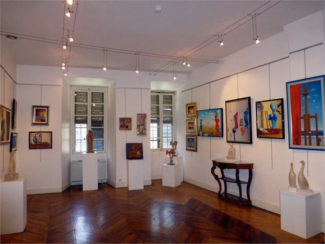 Une des salles d'exposition du Centre culturel - Centre culturel Marius Hudry