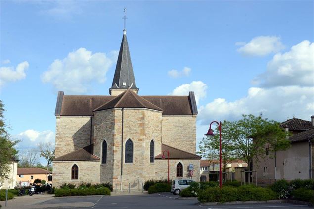 Eglise de Grièges : abside - Jean VITAL