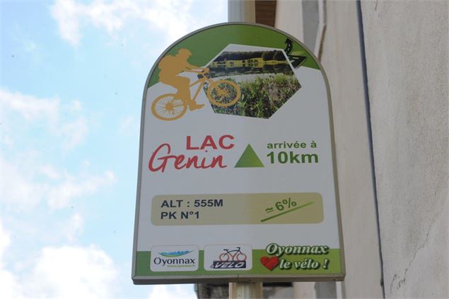 Circuit vélo Oyonnax-lac Genin - Fantine Invernizi
