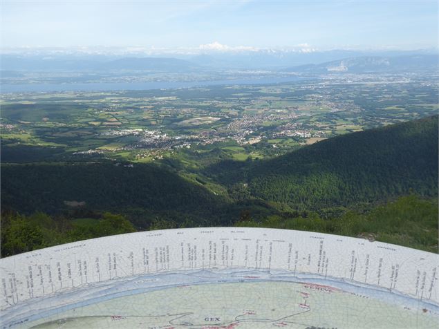 Le panorama du Mont Rond - OTI pays de Gex