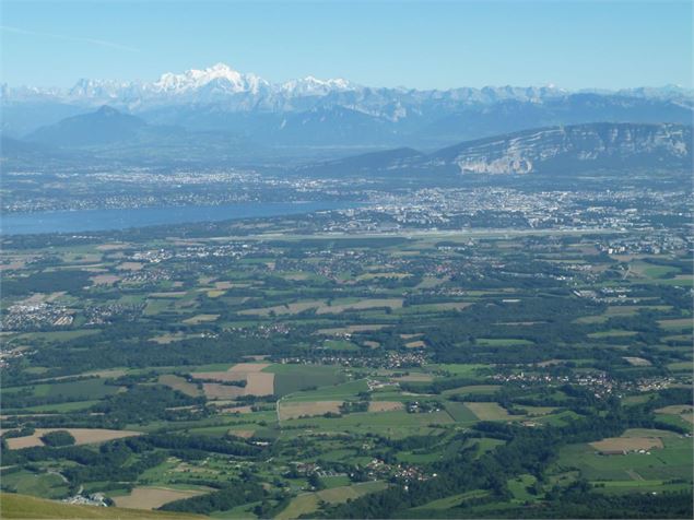 Le Mont Blanc depuis le Colomby de Gex - OTI Pays de Gex