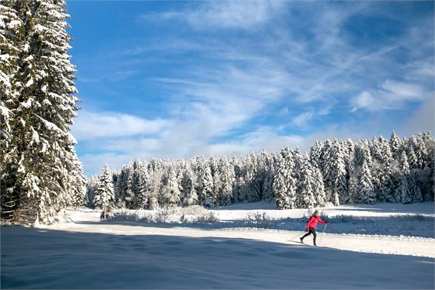 Ski nordique La Praille Hauteville - HautBugeyAgglomération-DanielGillet