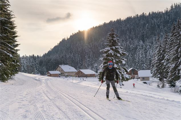 Ski nordique La Praille Hauteville - HautBugeyAgglomération-DanielGillet