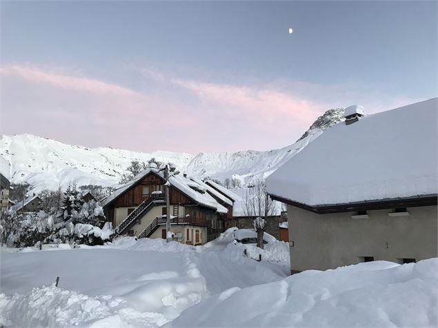 Maison d'Albiez sous la neige - Paul Bonnet
