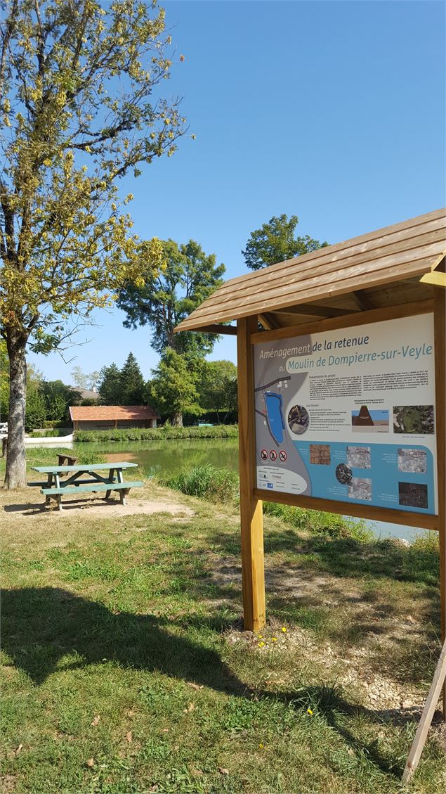 Retenue du moulin de Dompierre sur Veyle