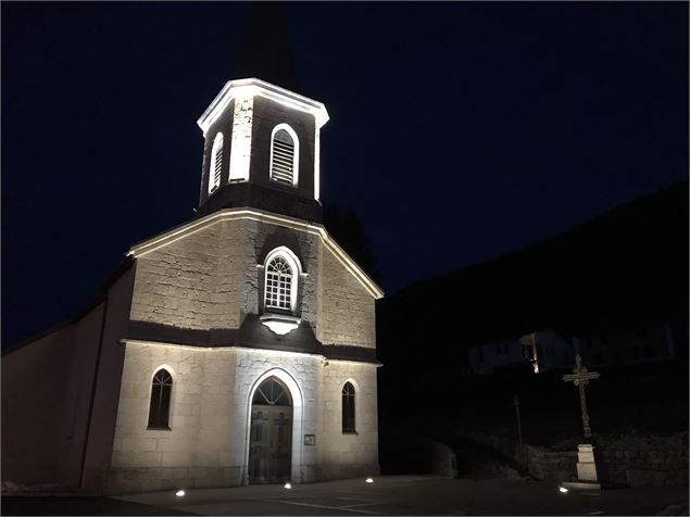 Eglise illuminé - Anne legrand
