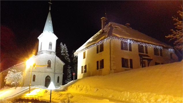 Eglise en hiver - Anne legrand