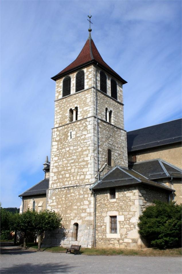 Clocher roman de l'église Saint-Martin de Poisy - Dominique Lafon