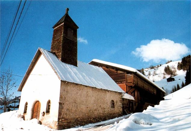 La chapelle du Bouchet, fin du XXème siècle - © Collection Nathalie FAVRE BONVIN