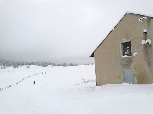 Ski de fond sur le Plateau de Retord au départ de Cuvéry - ©C.Frei - Terre Valserine