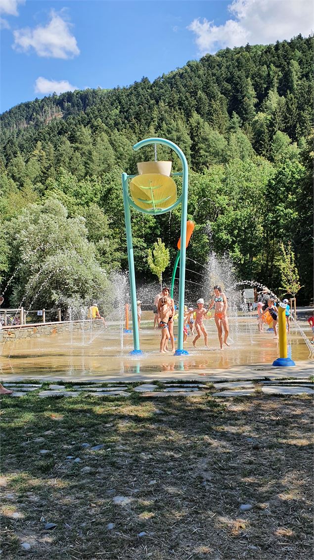 Jeux d'eau - Base de loisirs des Versants d'Aime - La Plagne Vallée