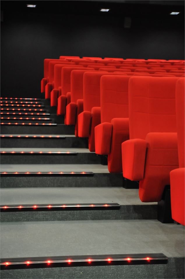 salle et accès sièges - cinema_la_trace_vallée_verte