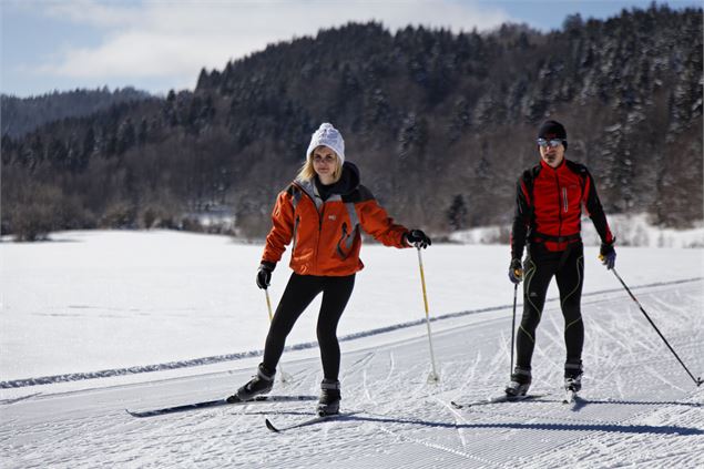 Skating au plateau des Moises - Haute-Savoie Nordic