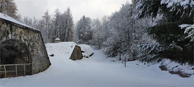 Sous la neige - Fort de Tamié