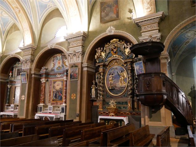 Eglise baroque de Valloire - Bernard Grange/ Ot Valloire