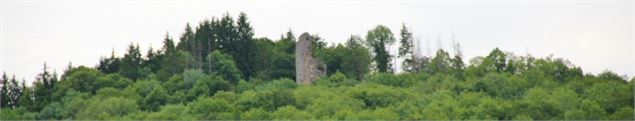 Point de vue des ruines de Montdidier