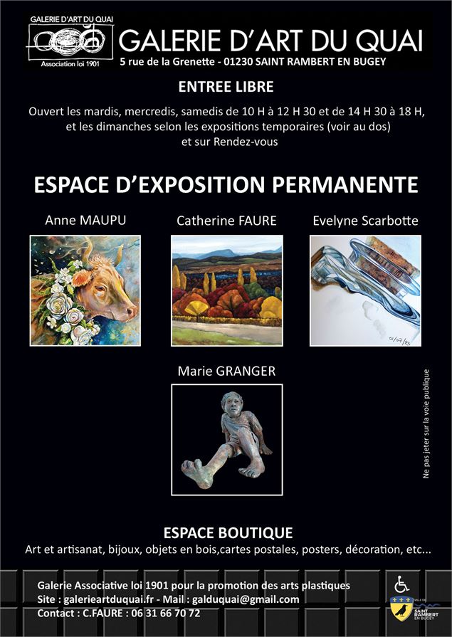  - Website Galerie Art du Quai