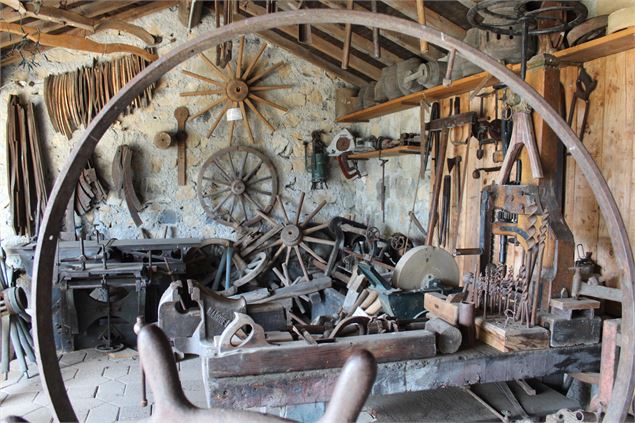 Atelier du charron - village musée de Grésy-sur-Isère