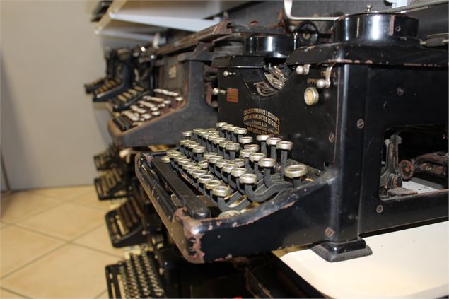 Machine à écrire - village musée de Grésy-sur-Isère