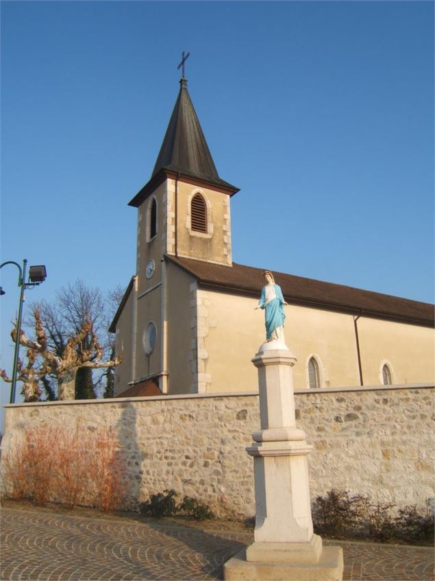 Clocher et Statue de l'Eglise Saint Denis - OTPGF