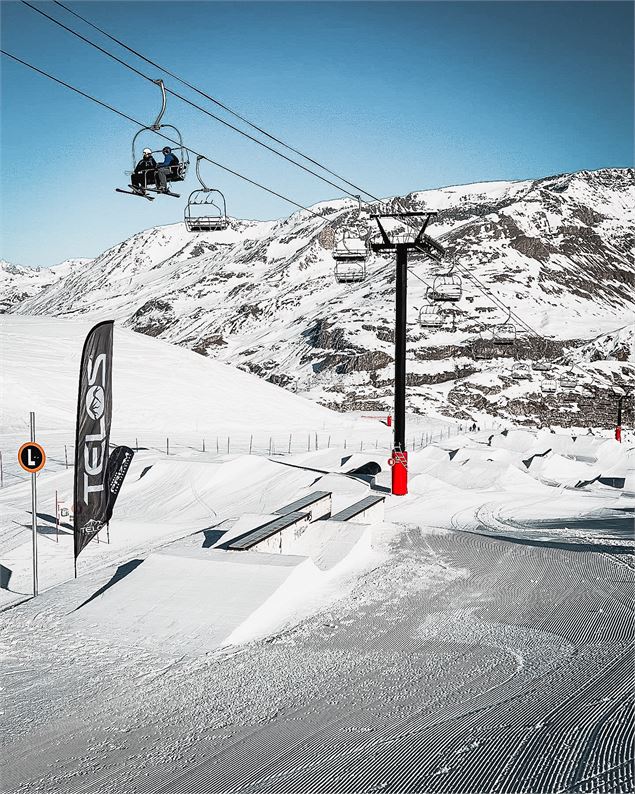 Snowpark de Val d'Isère hiver - Yann ALLEGRE