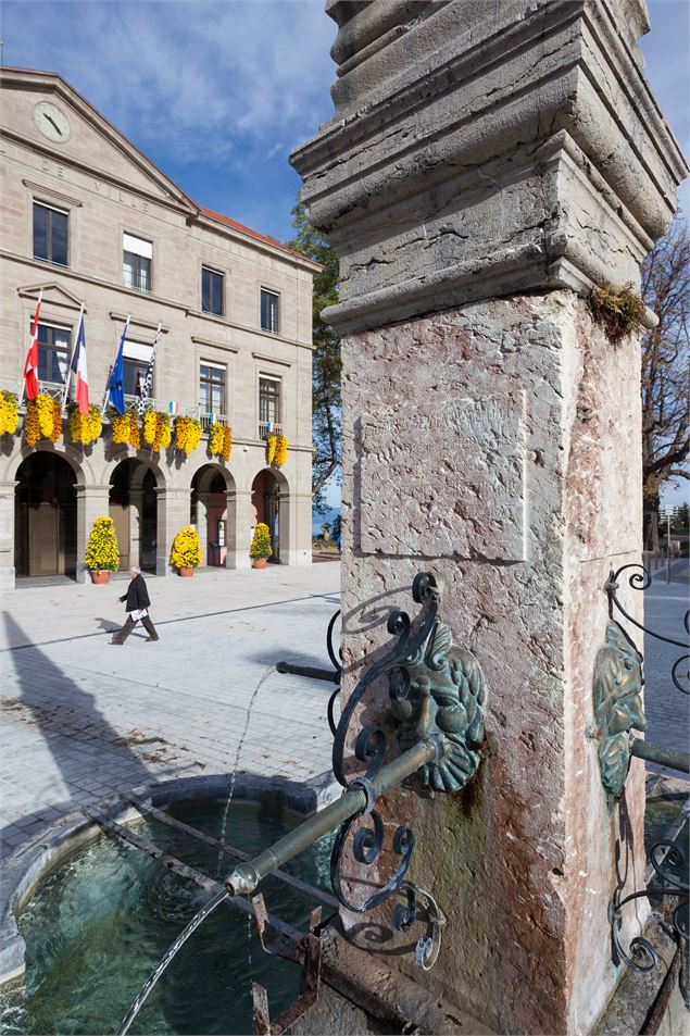 Fontaine de la place de l'Hôtel de Ville - Pierre Thiriet