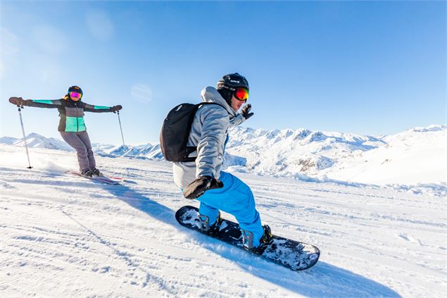 Ski et snowboard aux Sybelles - ©Tiphaine Buccino - Sybelles.ski