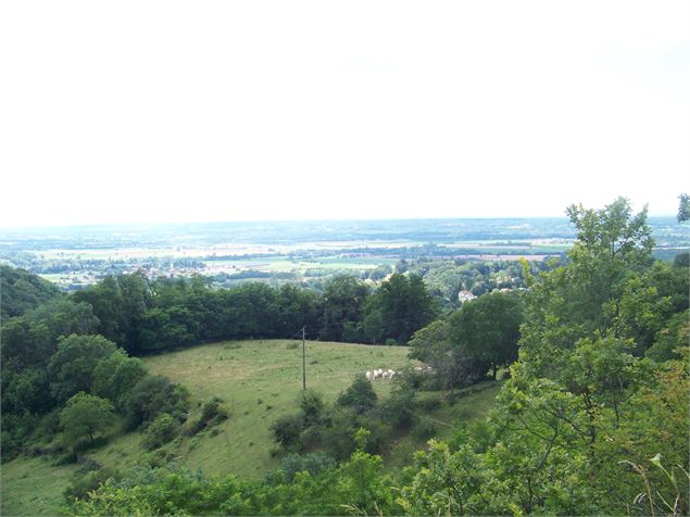 Panorama depuis Chaux, hameau de Jujurieux - AL. MANZONI