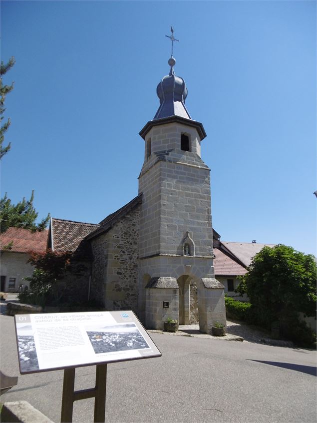 Chapelle de Charly Parcours patrimoine d'Andilly - Alter'Alpa Tourisme