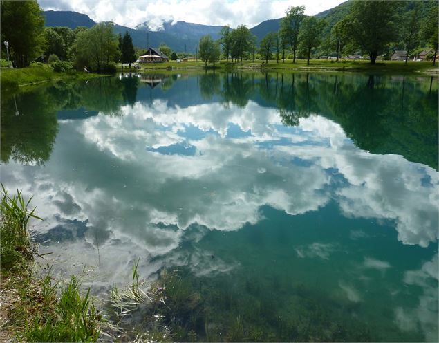Marlens plan d'eau pêche à la ligne - J.Bidal Ot Sources du lac d'Annecy