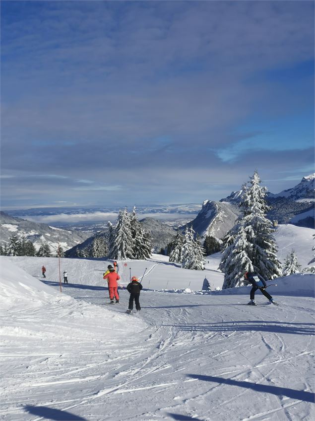 Sommet du domaine skiable - OT Alpes du Léman