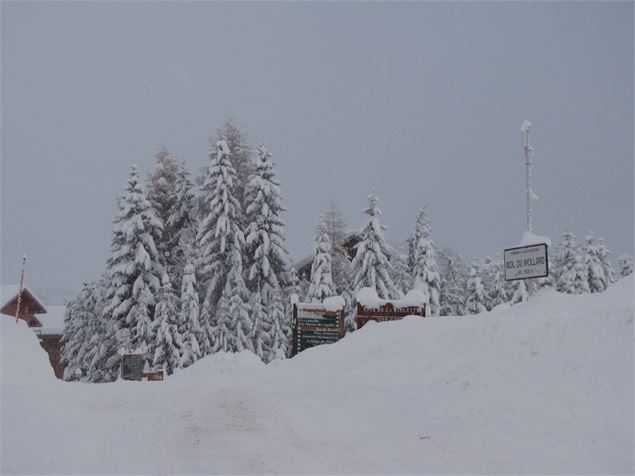 Col du Mollard Albiez en hiver