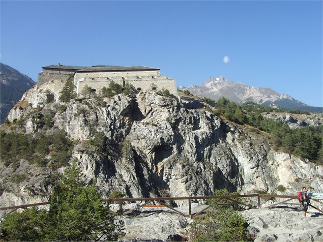 Forts d'Esseillon à Aussois-Avrieux - Vue depuis la via ferrata du Diable à Aussois - Savoie Mont Bl