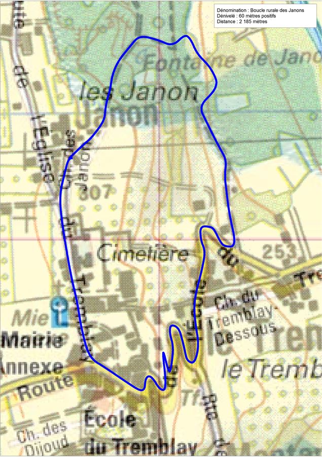 Circuit boucle des Janons - Ville de La Motte-Servolex