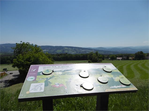 Table de lecture de paysage Jussy Andilly - ©Alter'Alpa Tourisme