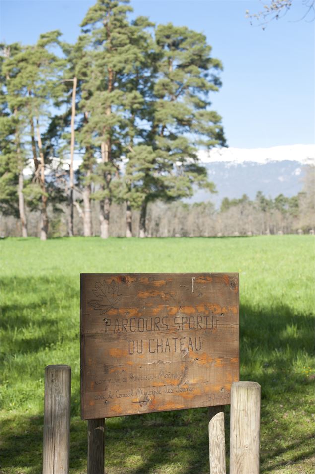 Parcours sportif du château - OT Pays de Voltaire