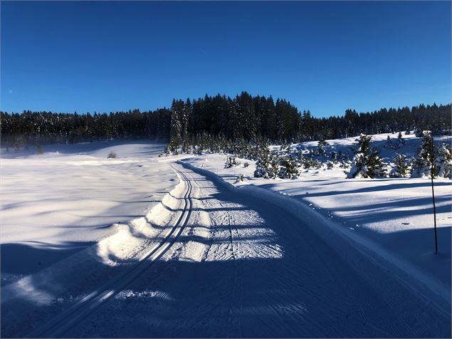Piste de ski de fond de Lachat - © Valentin Rinaldi