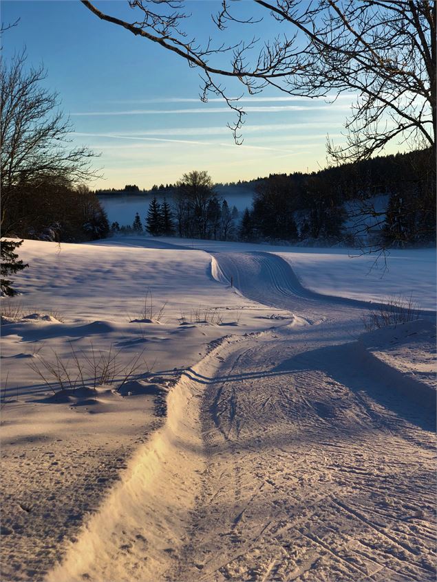 Piste de ski de fond de Lachat - © Valentin Rinaldi