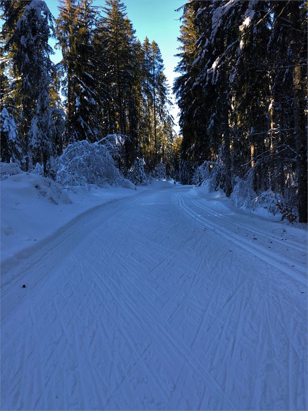 Piste de ski de fond de Lachat - © Valentin Rinaldi